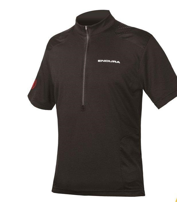 ENDURA MEN’S HUMMVEE S/SLEEVED JERSEY IN BLACK SIZE SMALL RRP £44.99