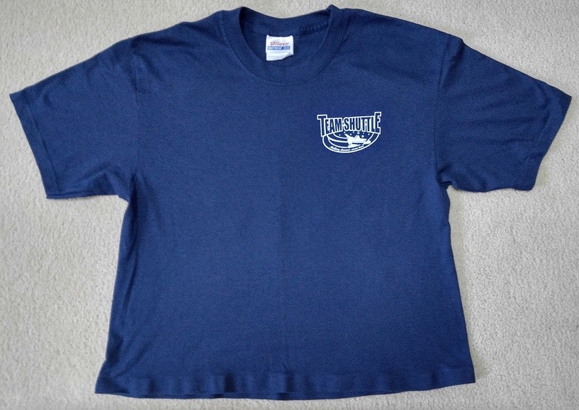 TEAM SHUTTLE MAKING DREAMS COME TRUE NASA Hanes T-Shirt Men's MED 2-Sided! gallery