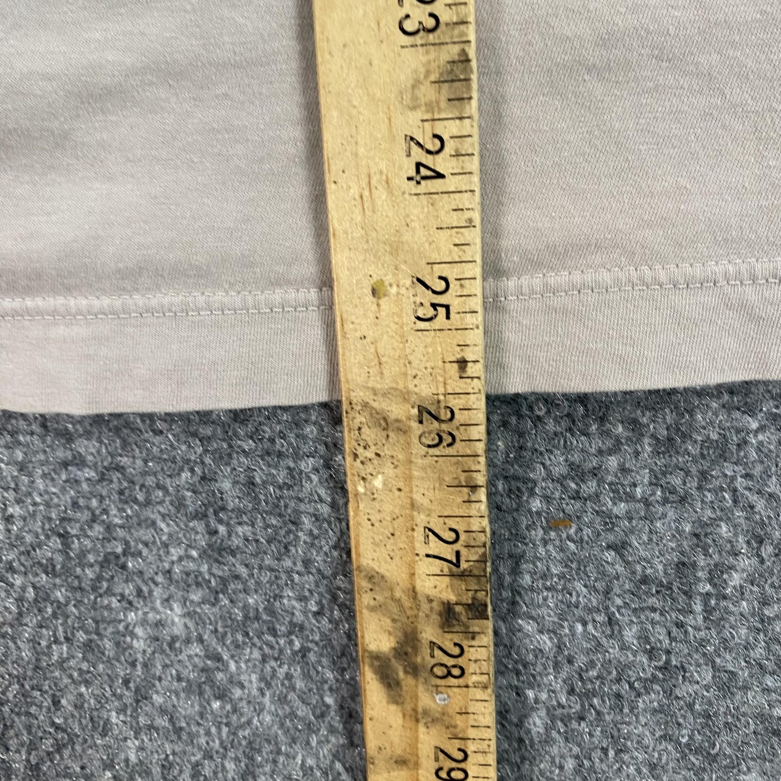 James Perse Shirt Mens Small Beige Long Sleeve California Graphic Made USA gallery