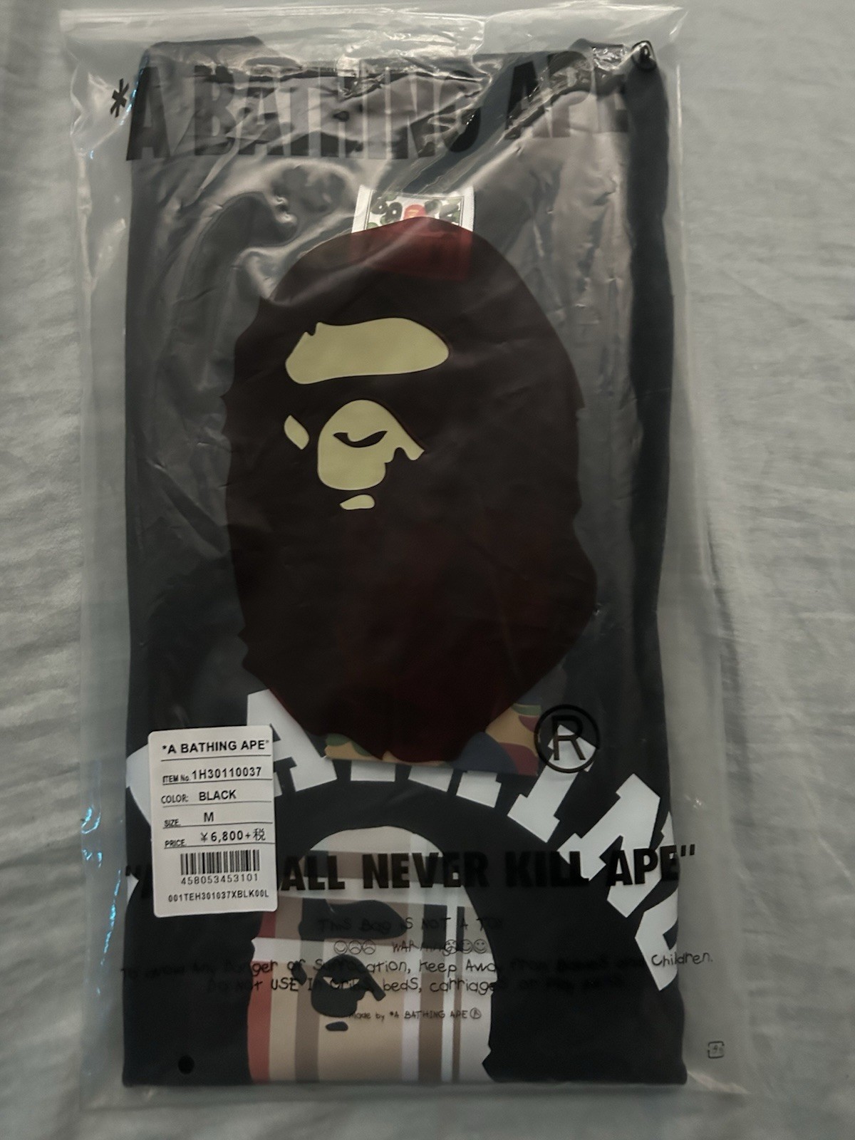 Black A Bathing Ape Bape Shirt Size M gallery