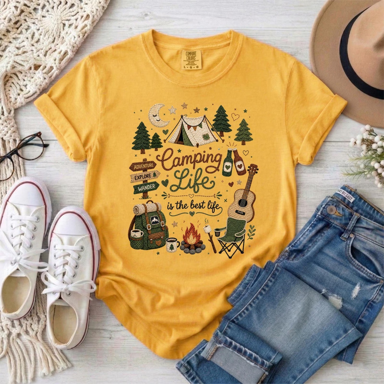 Outdoor Adventure Shirt Camping Life Shirt, Camping Shirt gallery