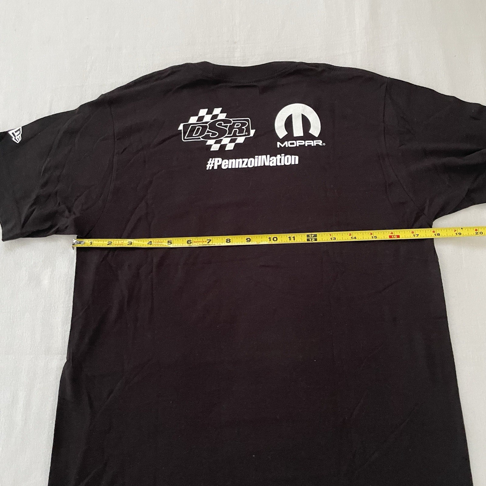 New Era Pennzoil Mopar DSR Racing T Shirt Men’s Small Black NASCAR Drag Racing gallery