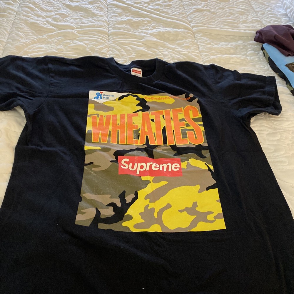 Supreme / Wheaties Tee Box Logo Black *Size M*