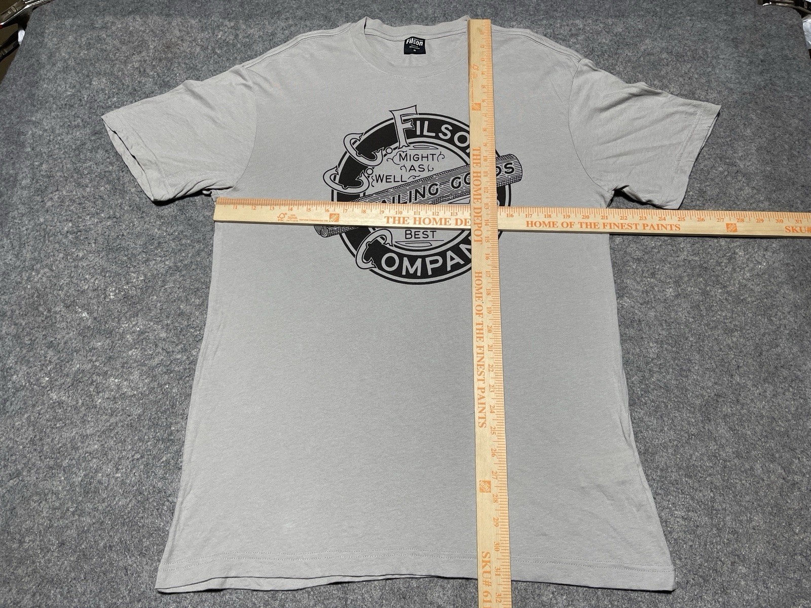 C.C. Filson Gray MED Long Tall Shirt Might As Well Have the Best Unfailing Goods gallery