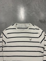 Vintage American Eagle Thermal With White And Blue Stripes Sz 2xl
