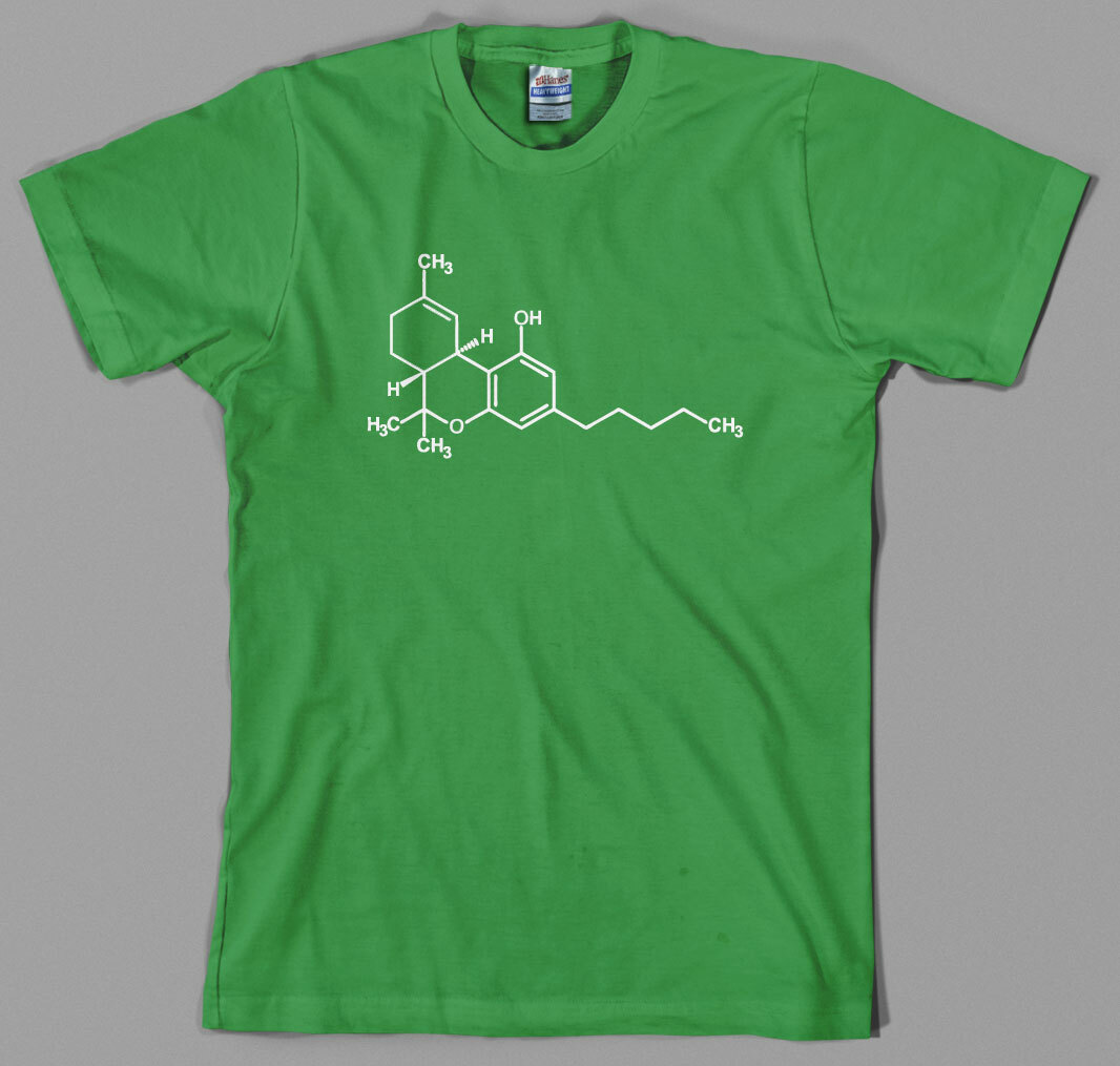 THC Marijuana Molecule T Shirt Science weed pot Medicinal medical cannabis gallery