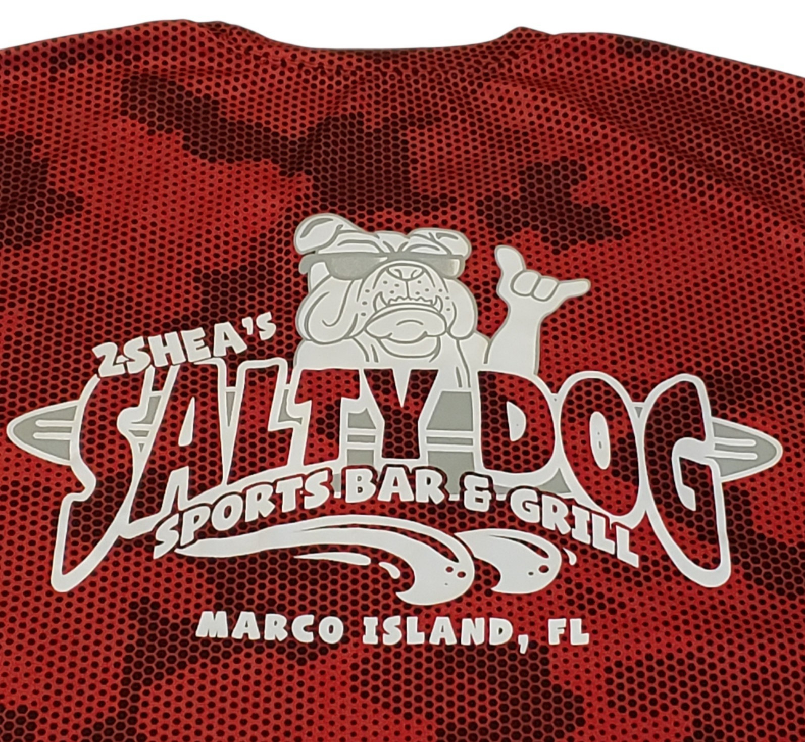 Salty Dog T-Shirt Men’s XL Red Camo Short Sleeve Breathable Wicking Lightweight