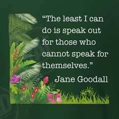 Jane Goodall Tribute T-Shirt Conservation Chimpanzee Wildlife Memorial Tee