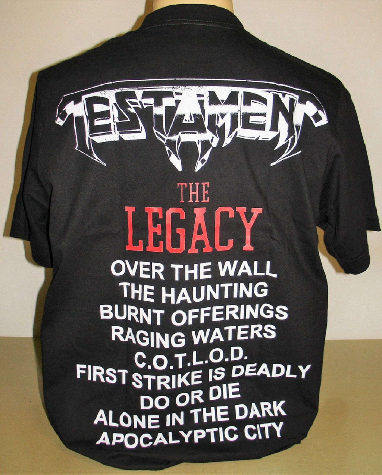 Testament The Legacy T-Shirt Size S M L XL 2XL 3XL Thrash Metal Band XXL XXXL gallery