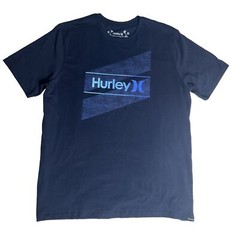 Hurley Everyday Washed One And Only Slashed Short Sleeve Tee T-Shirt Men Navy M