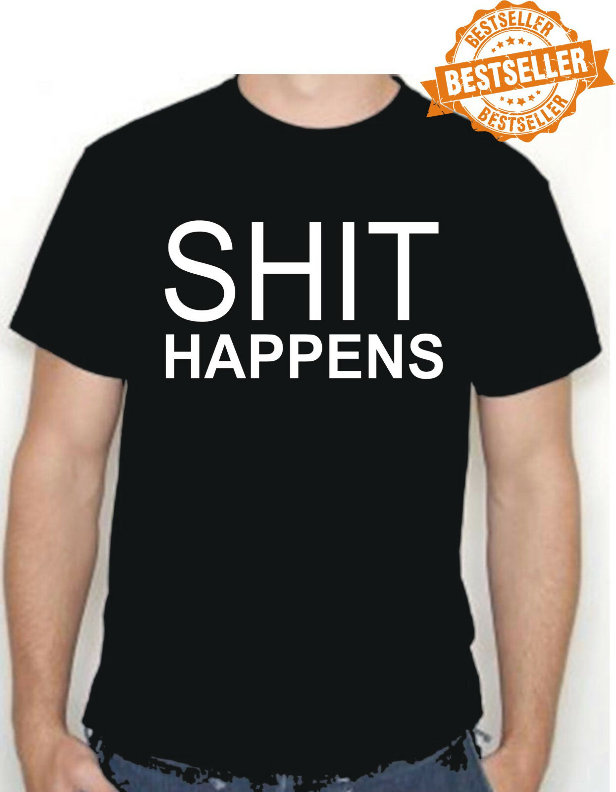 S*** HAPPENS T-shirt Tee / Office / Work / Party / Funny / Birthday Xmas / S-XXL