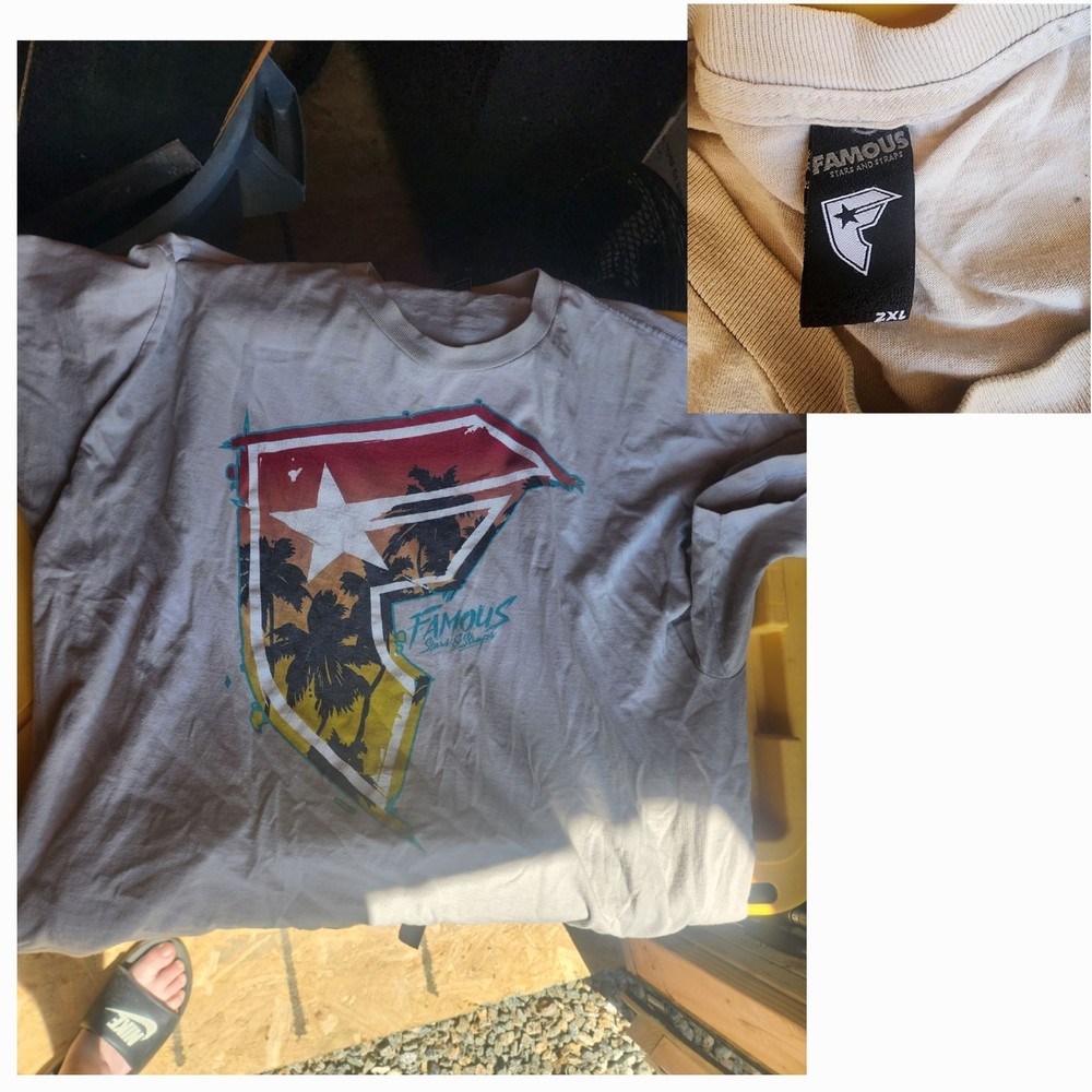 Famous Stars Straps 2xl TSHIRT