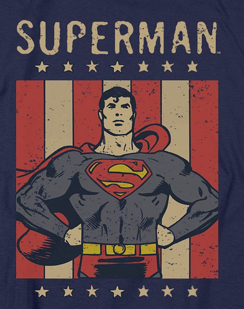 Superman "Retro Liberty" T-Shirt - Regular or Tank - to 5X gallery