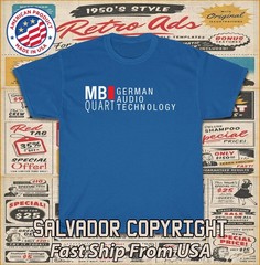 New Tee Shirt MB Quart Car Audio Technology Logo Men’s T-Shirt American T-Shirt