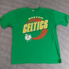 Vintage Boston Celtics Artex Single Stitch T Shirt Size XL Green Basketball