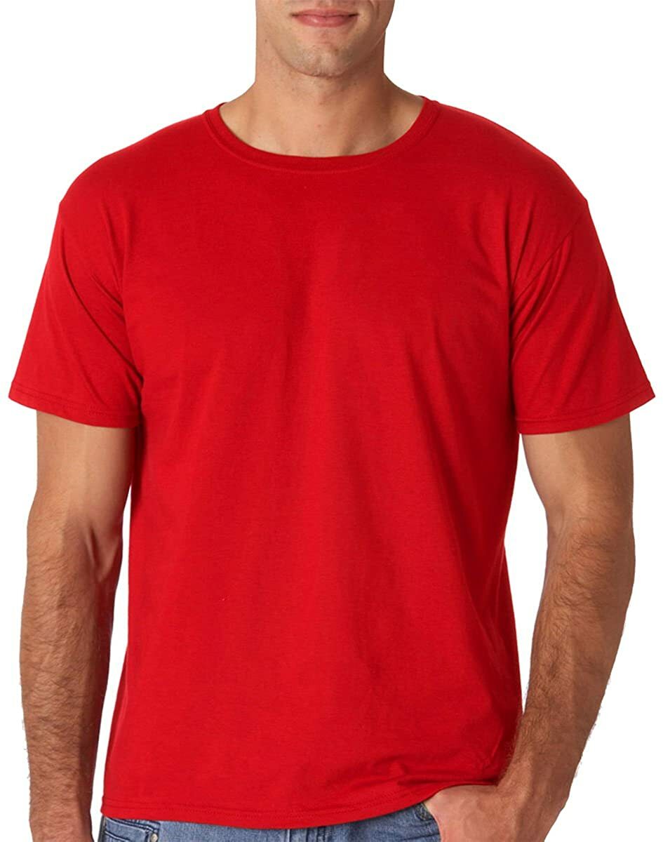 Gildan G640 Adult Unisex Softstyle® tshirt MD Medium Red Shirt gallery