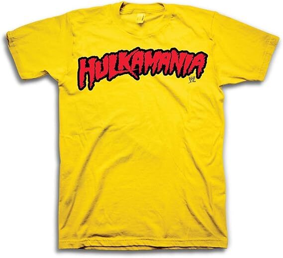 Costume Agent Yellow Hulk Hogan T-Shirt for Men & Women Halloween Cosplay Tee gallery