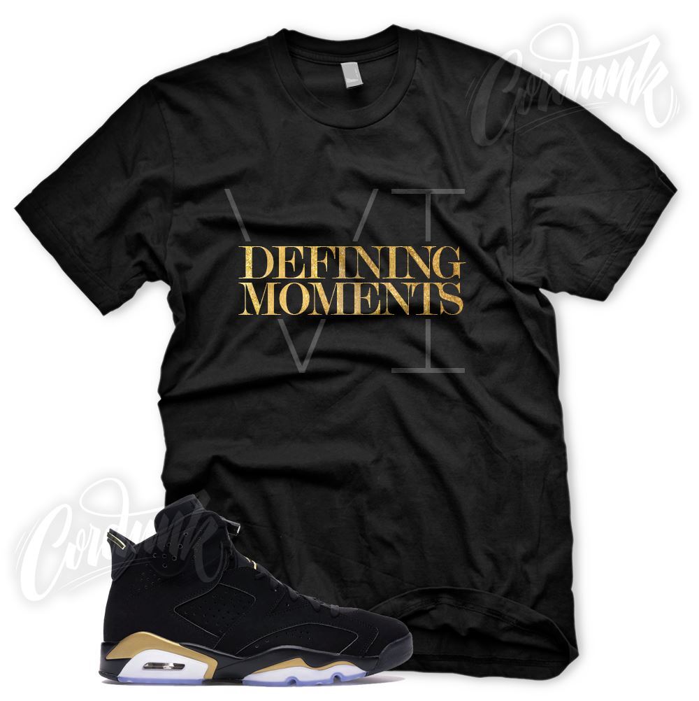 Defining Moments VI T Shirt for J1 DMP 6 Defining Moments Pack Metallic Gold