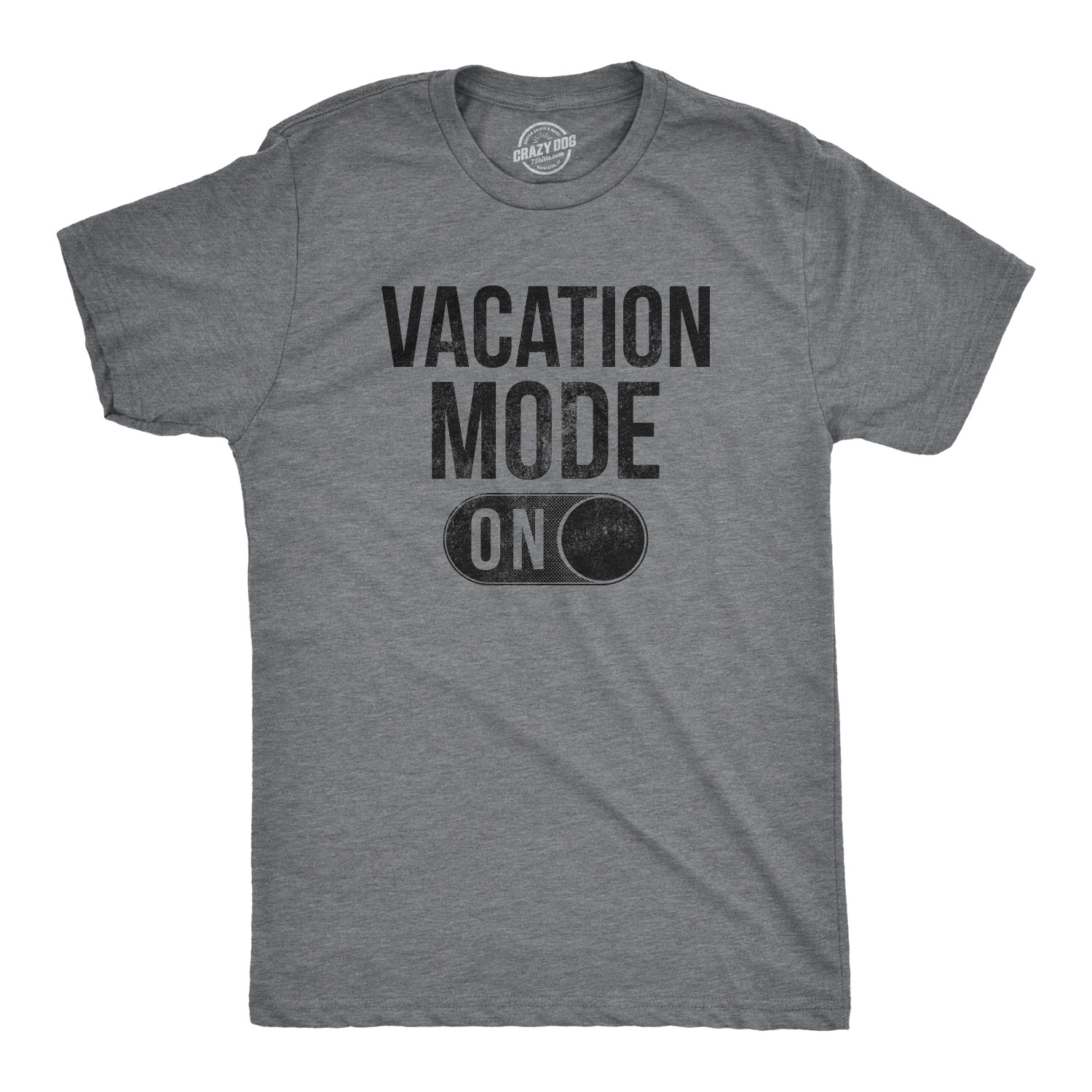Mens Vacation Mode On T Shirt Funny Spring Break Tee gallery