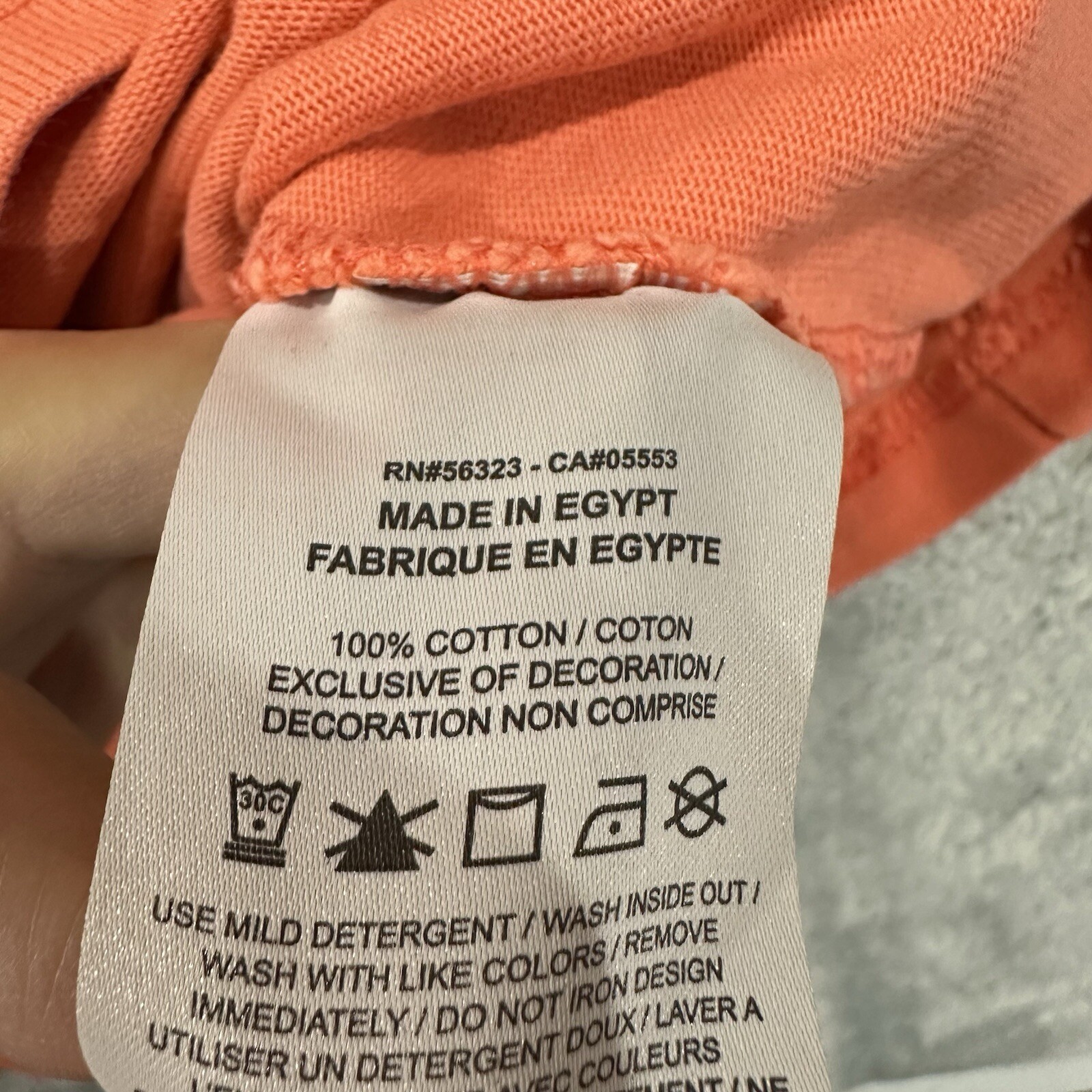 Nike T-Shirt Men's Large Embroidered Finch Floral Swoosh Orange Short Sleeve gallery