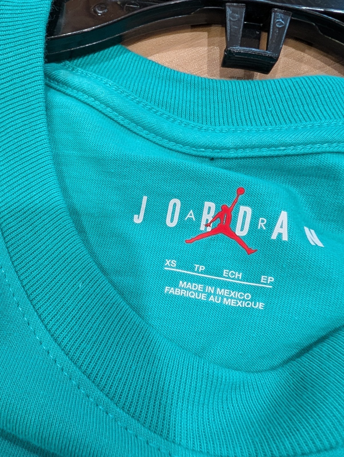 Jordan Men’s Jordan Jumpman Logo Shirt Sz. XS NEW CJ0921-393 Light Blue/Teal gallery