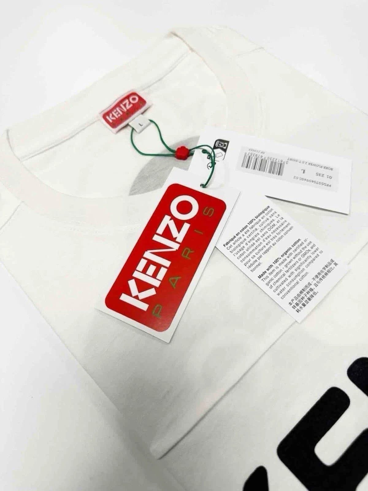 Kenzo Boke Flower 2.0 Logo Reg Fit T-Shirt 5TS409 4SG -White - medium gallery