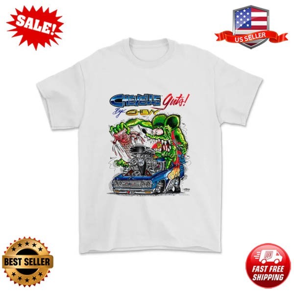 Ed Roths Rat Fink Chevelle Guts T SHIRT S-3XL gallery