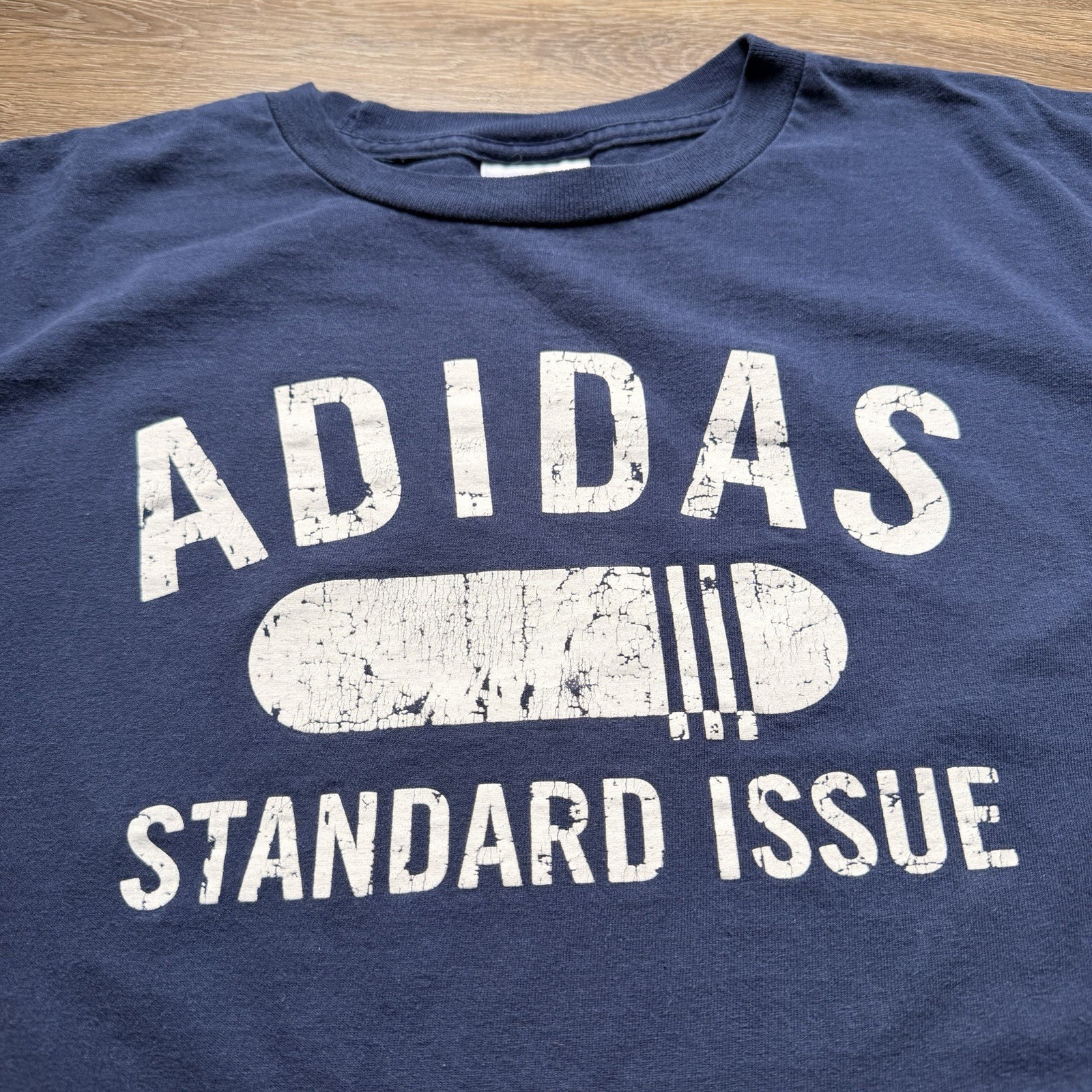 Vintage Adidas Standard Issue Shirt Navy Blue gallery