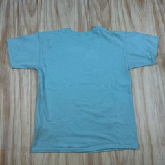 Vintage Y2K Volcom Thrashed T-Shirt Blue Spellout Print Stains USA Faded Skate
