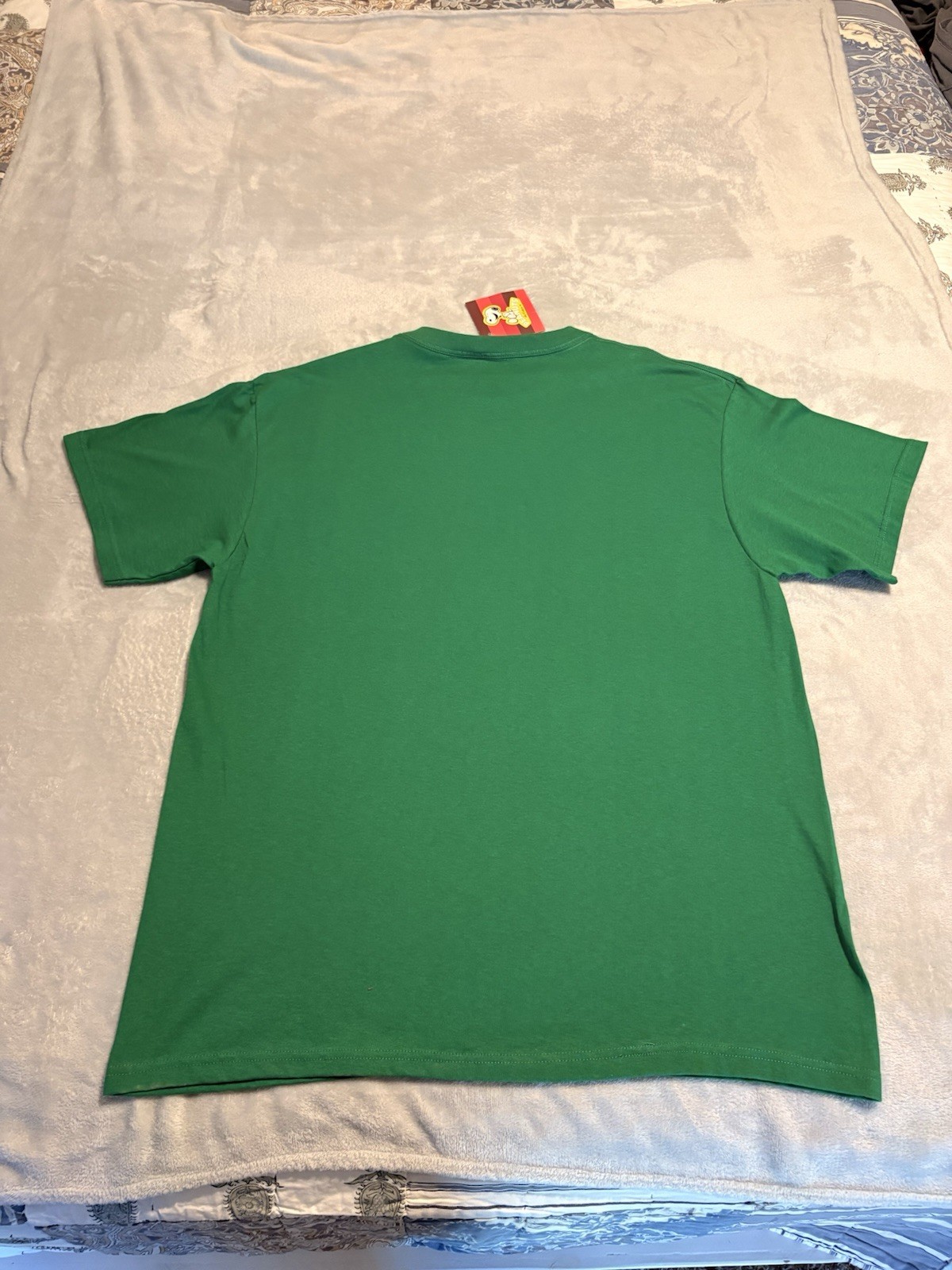 NWT Peanuts Snoopy T-shirt XL Green “I Need A Drink” Graphic Short Sleeve gallery