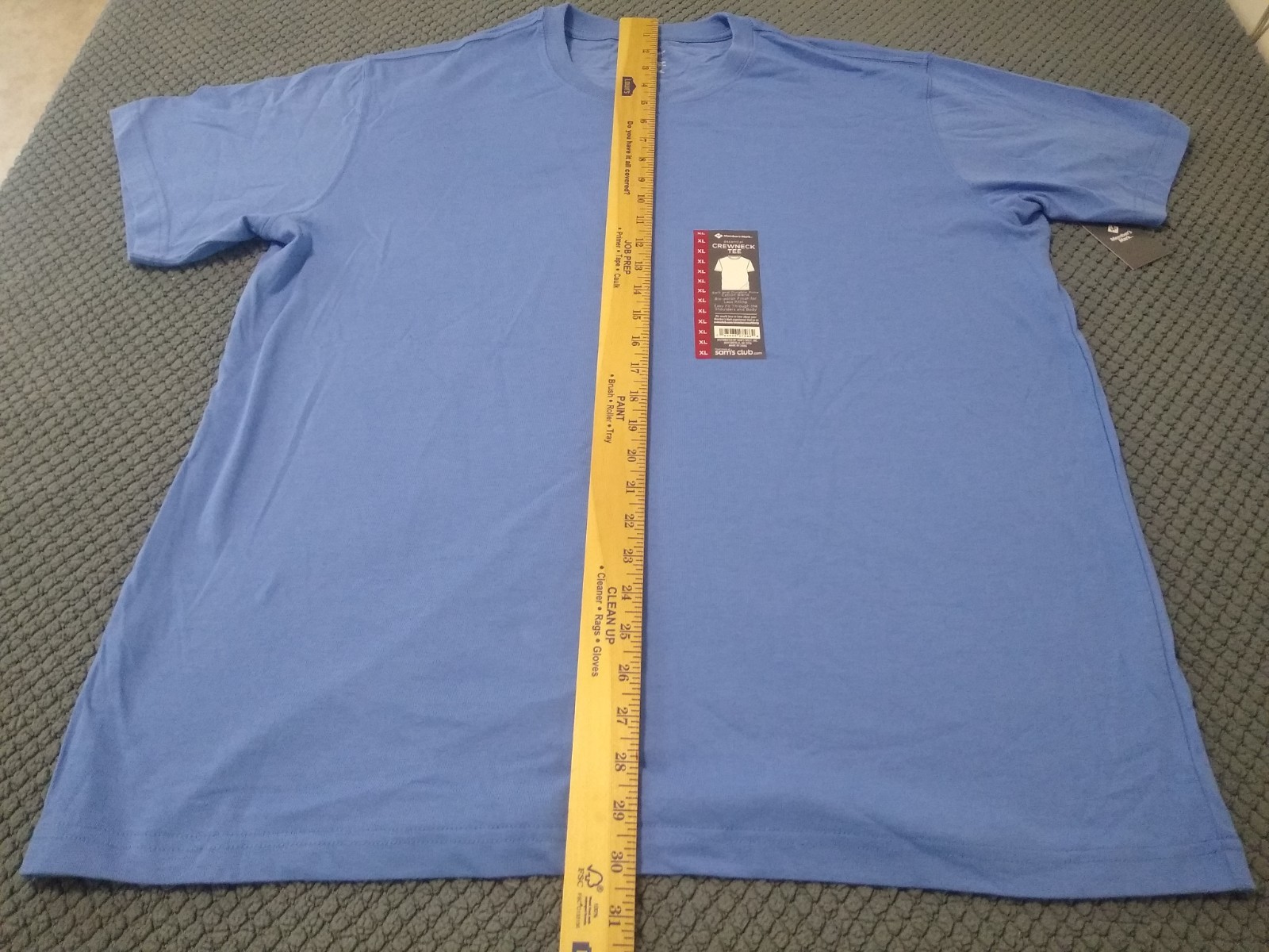 Members Mark crewneck short sleeve Pima cotton blend t-shirt men's size XL gallery
