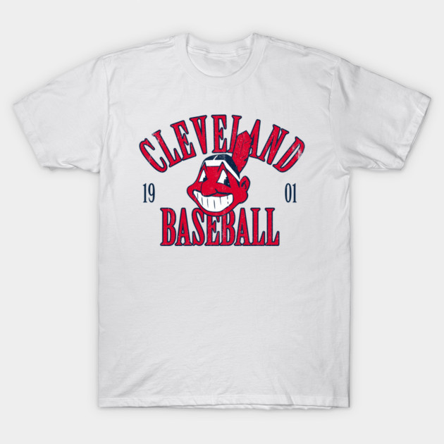 Vintage Cleveland Baseball T-Shirt Retro Ohio Sports Graphic Crewneck Tee