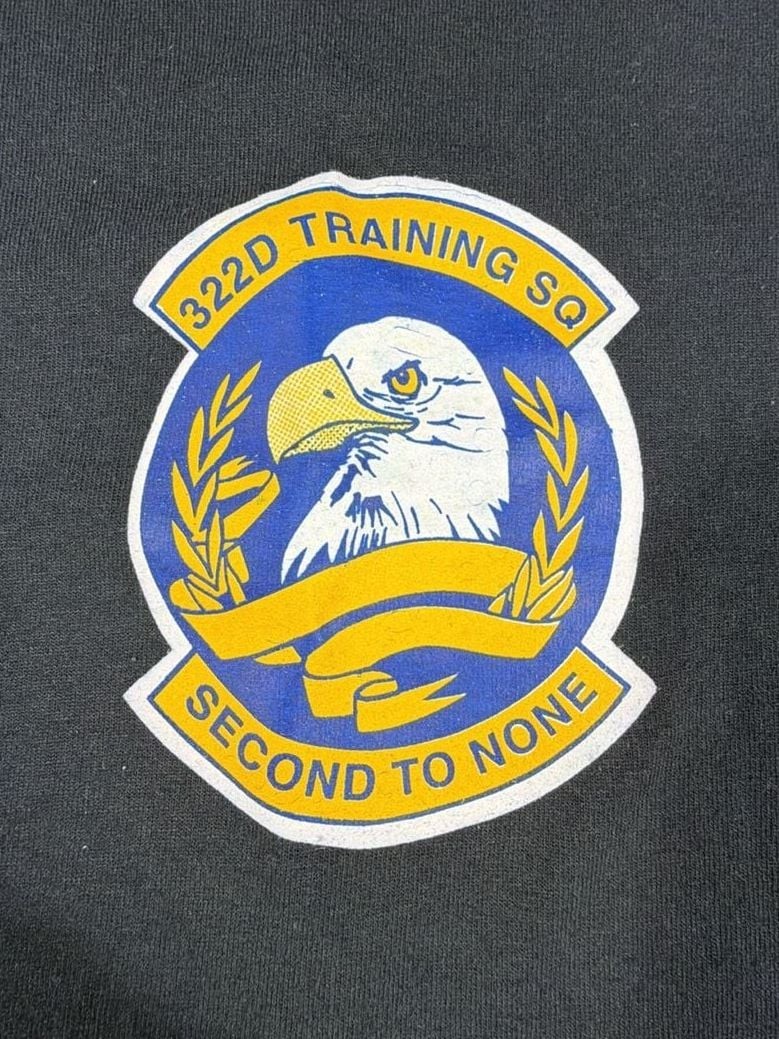 Vintage 90s 322d Training Squadron Second To None T-Shirt Size L
