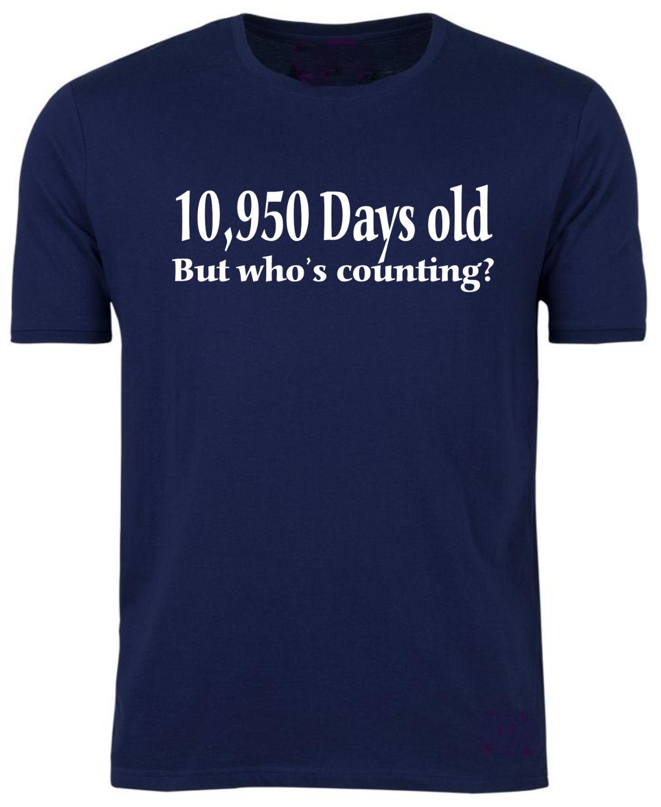 30th BIRTHDAY T-shirt / TeeShirt / 10950 Days Old / Funny / Xmas / Party /Size M gallery