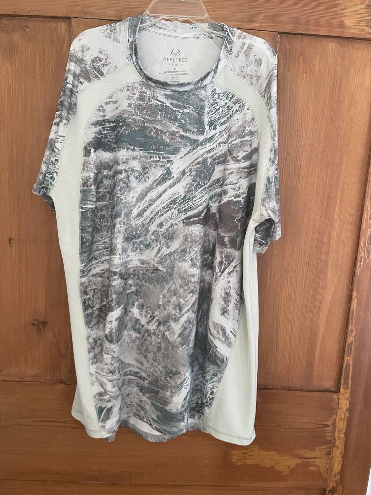 Realtree Fishing Gray Green Mesh Top XL Fish Outdoor Sports
