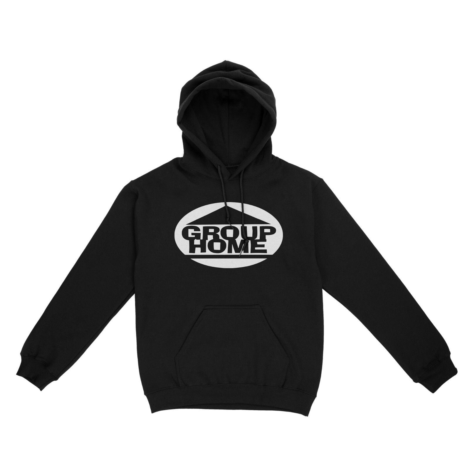 Black Hoodie Urban Hip Hop Group Home Supa Star Men's Streetwear Graphic Design gallery