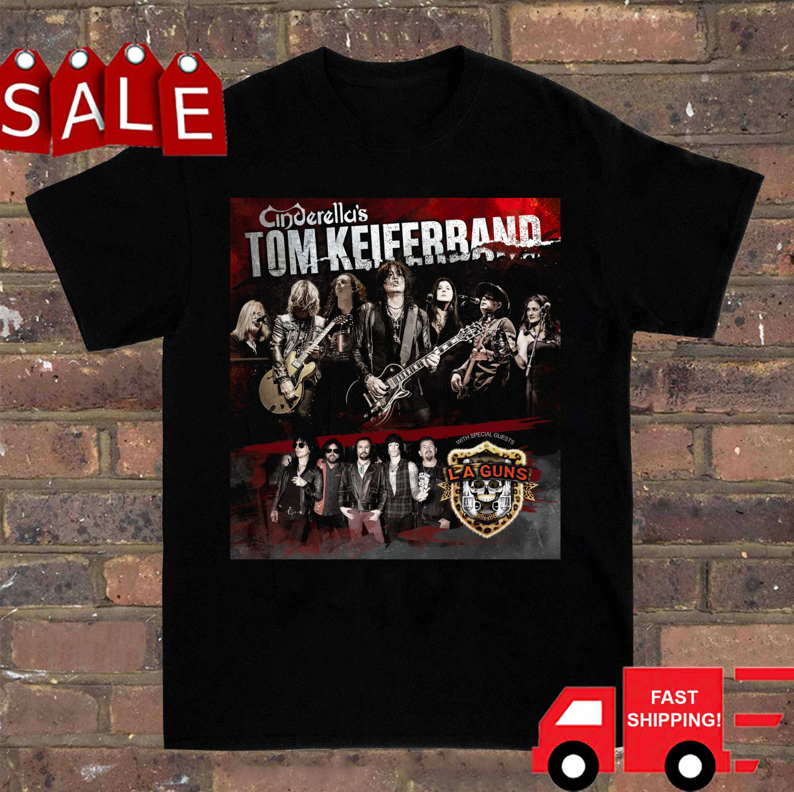 L.A. GUNS with Tom Keifer Band Tour Shirt Black Unisex S-5XL 1P0873 gallery