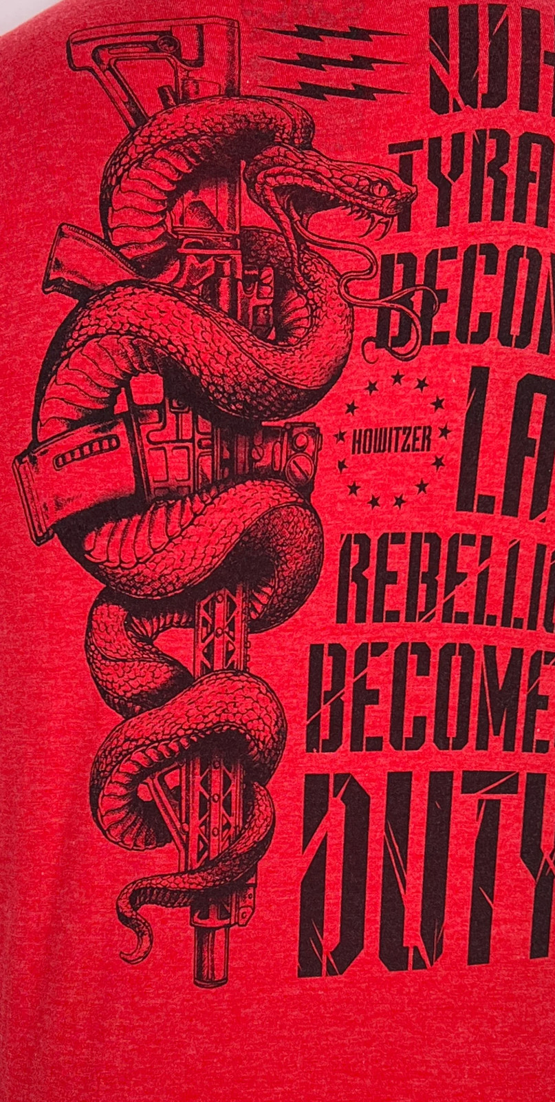 Howitzer Style Men's T-Shirt Rebllion Military Grunt MFG gallery