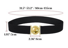 Men’s Elastic Adjustable Cosplay Belt