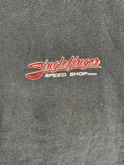 Speed Shop Cropped T Shirt Size Unknown, M Finger Edited Out