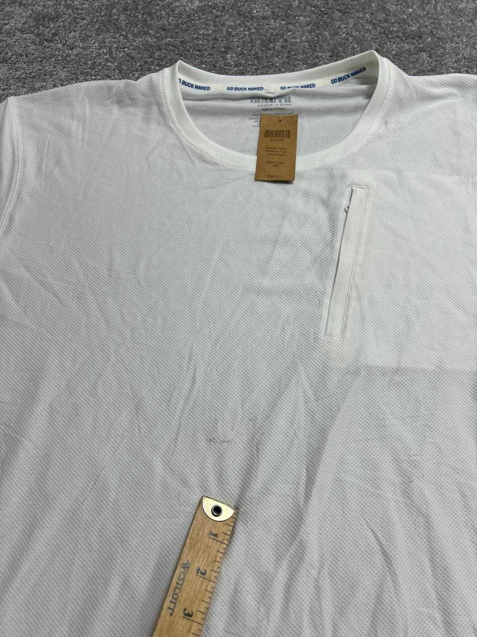 Duluth Trading Co Buck Naked Performance Travel Crew Undershirt Mens XXXL White gallery