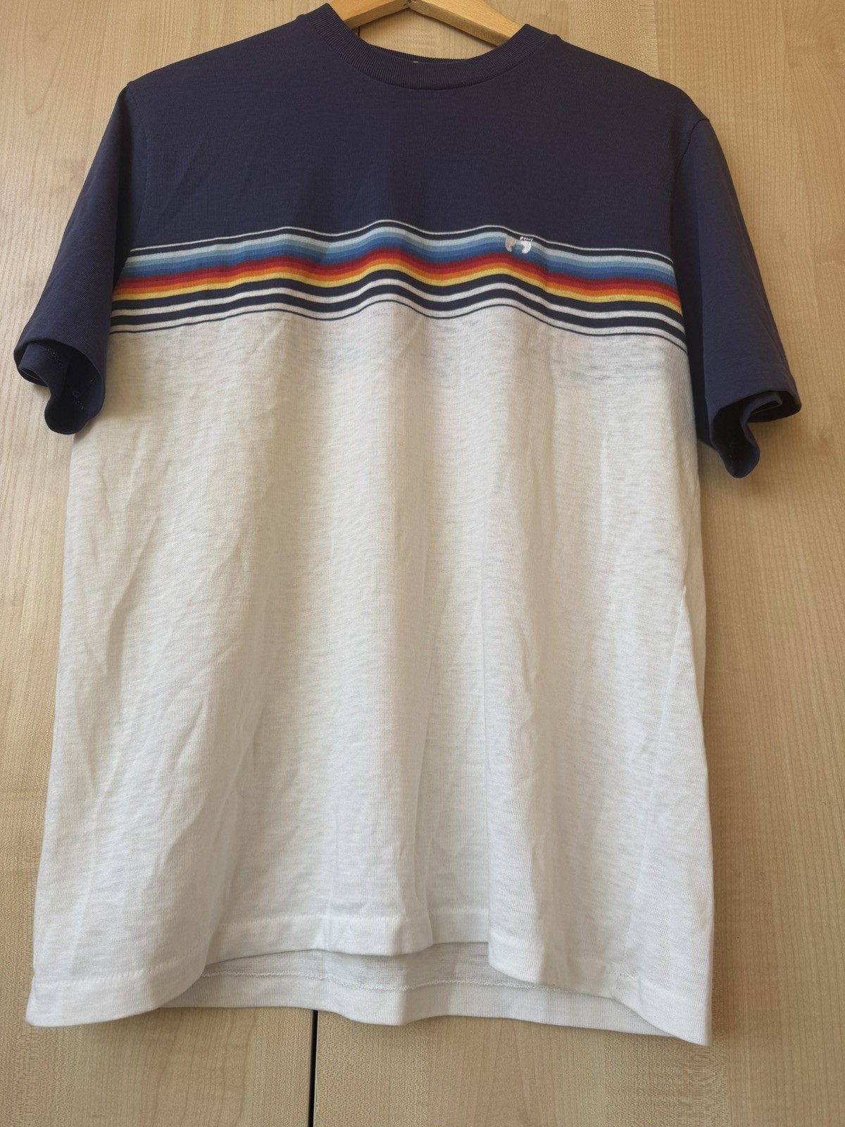 rare 70s 80s HANG TEN Surf made in USA VINTAGE Bare feet logo t-shirt men's L gallery