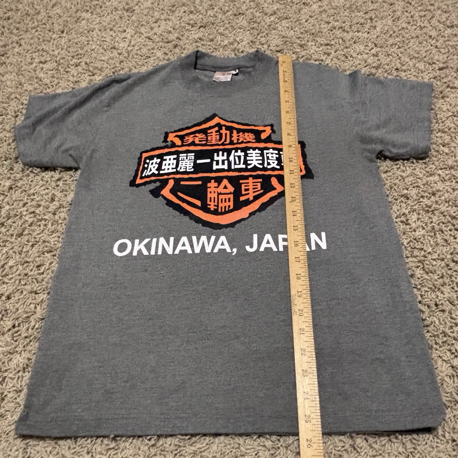 Vintage Al’s Cycles Harley, Davidson, T-Shirt Okinawa Japan Short Sleeve Gray gallery