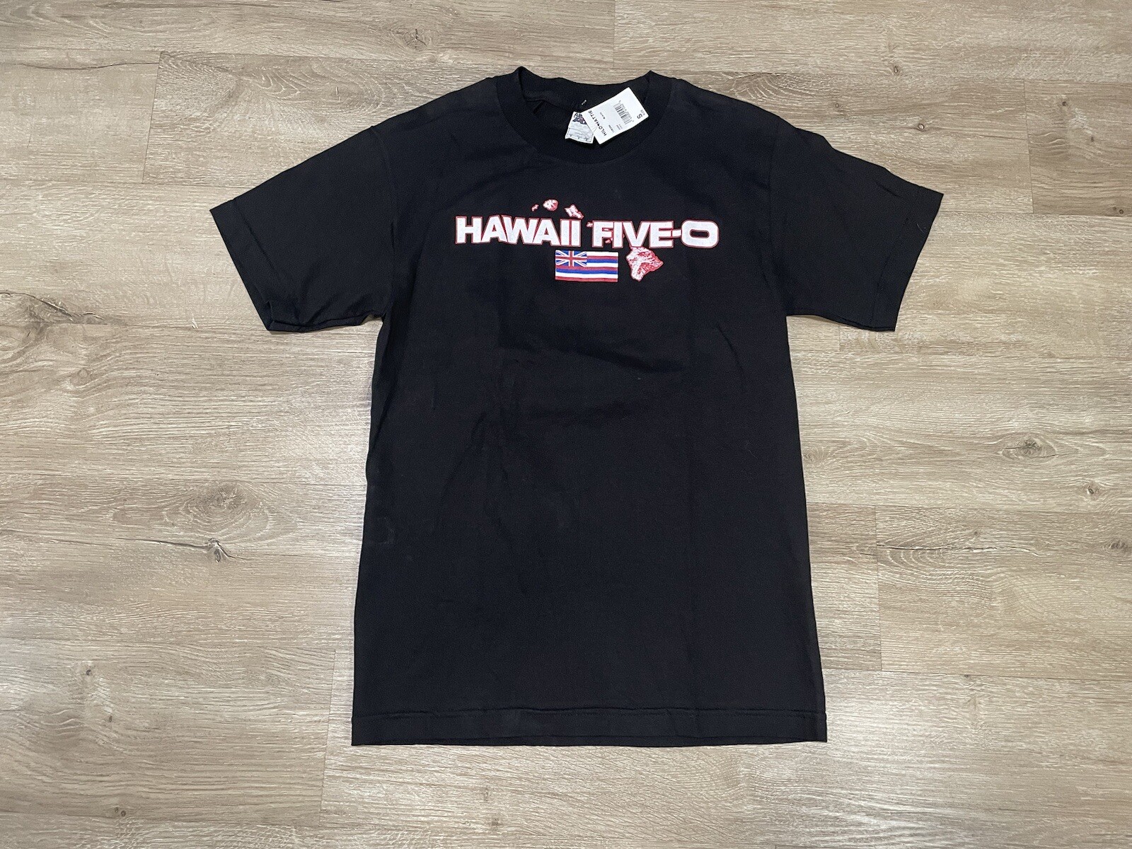 Hilo Hattie Maui Hawaii Five-O T-Shirt Men’s Size Sz S Black Cotton Surf