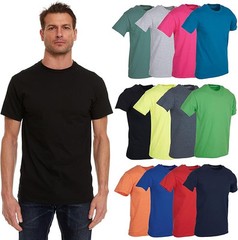 BILLIONHATS 12 Pack Plus Size Men Cotton T-Shirt Bulk Big Tall Short Sleeve Tees