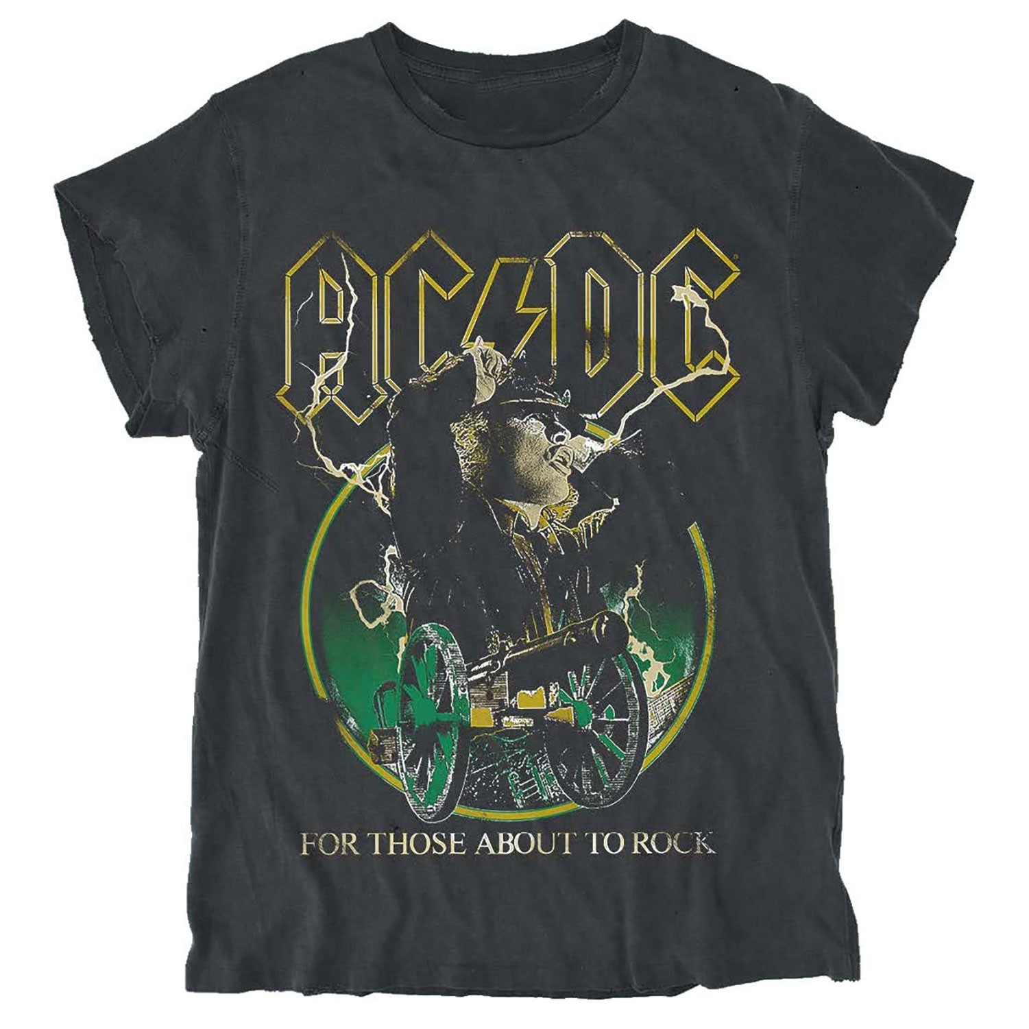 Men's AC/DC For Those About To Rock T-shirt XX-Large Black gallery