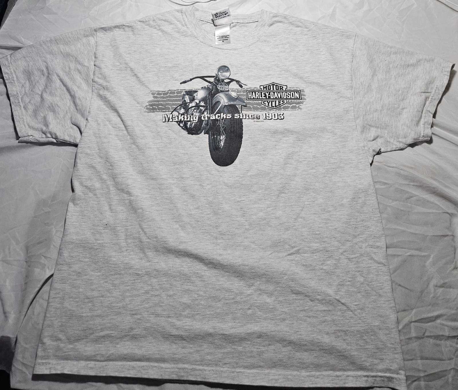 Vintage 2000 Harley Davidson Renegade Alexandria Louisiana T Shirt XL Hanes Beef