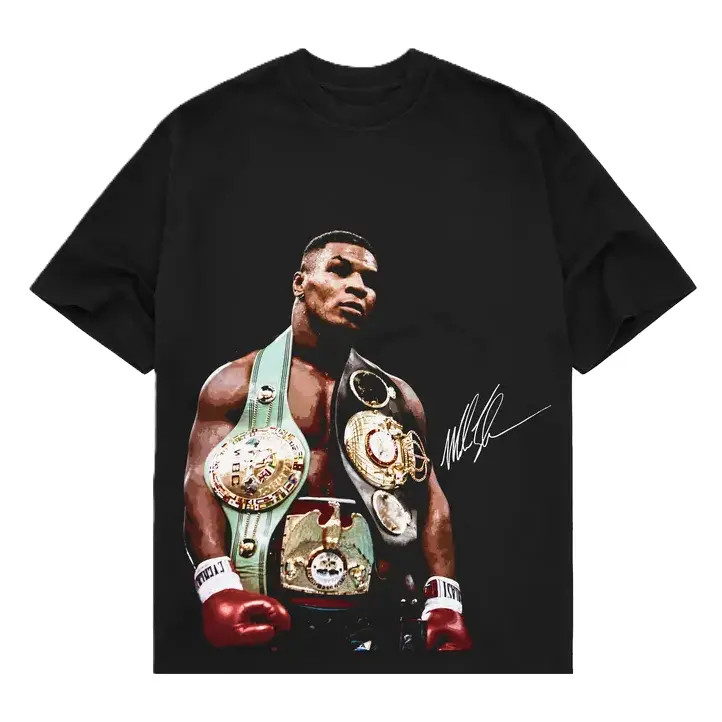 Mike Tyson Vintage Boxing T-Shirt Retro Heavyweight Fighter Graphic Tee