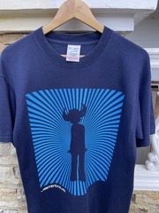 JAMIROQUAI Band Shirt, JAMIROQUAI Basic Style Navy Color Shirt Vtg WA1390