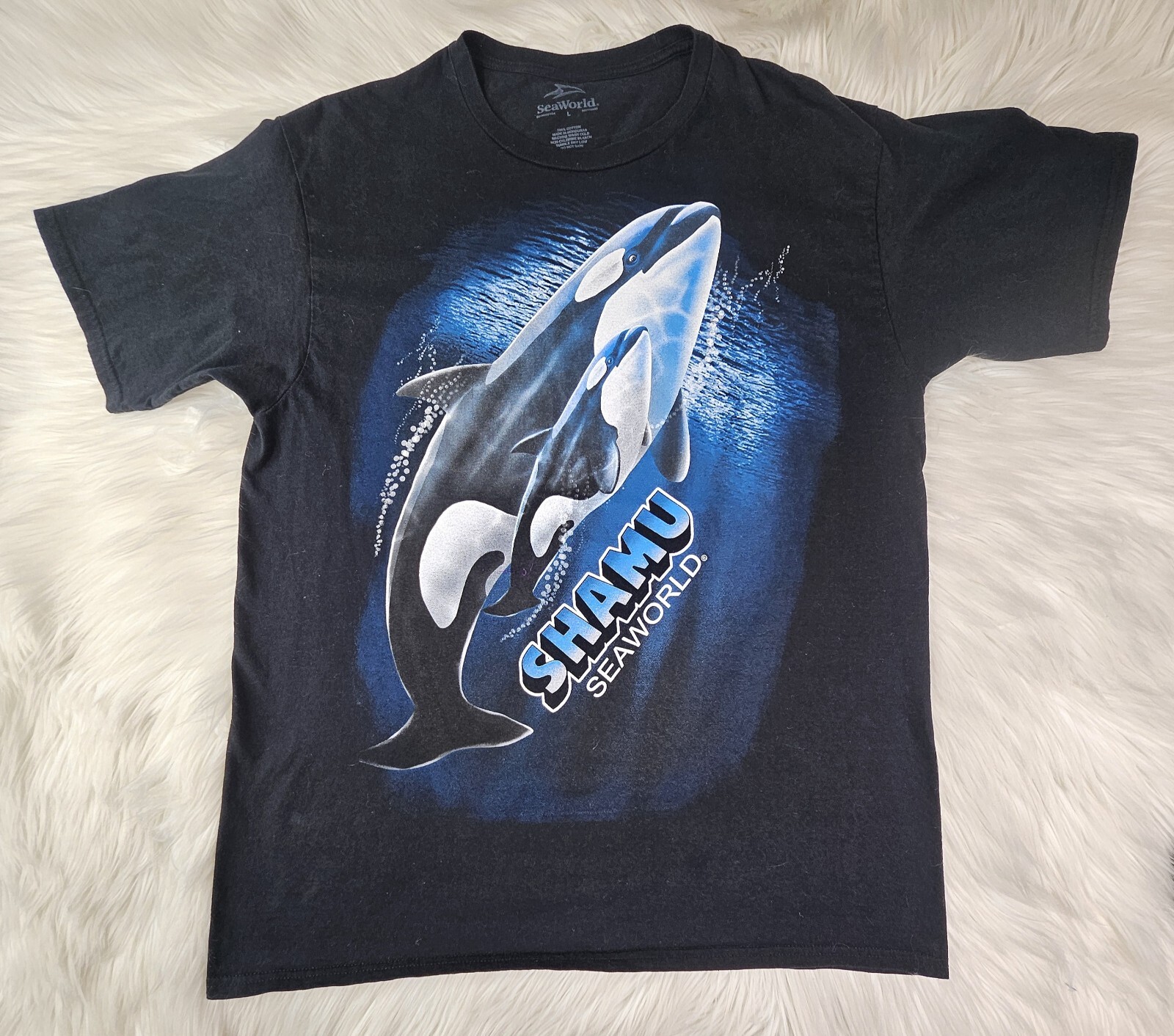 Sea world shamu shirt Black (L) gallery